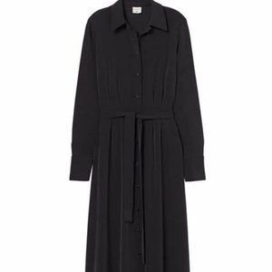 Giuliva x H&M black long sleeve maxi dress size medium